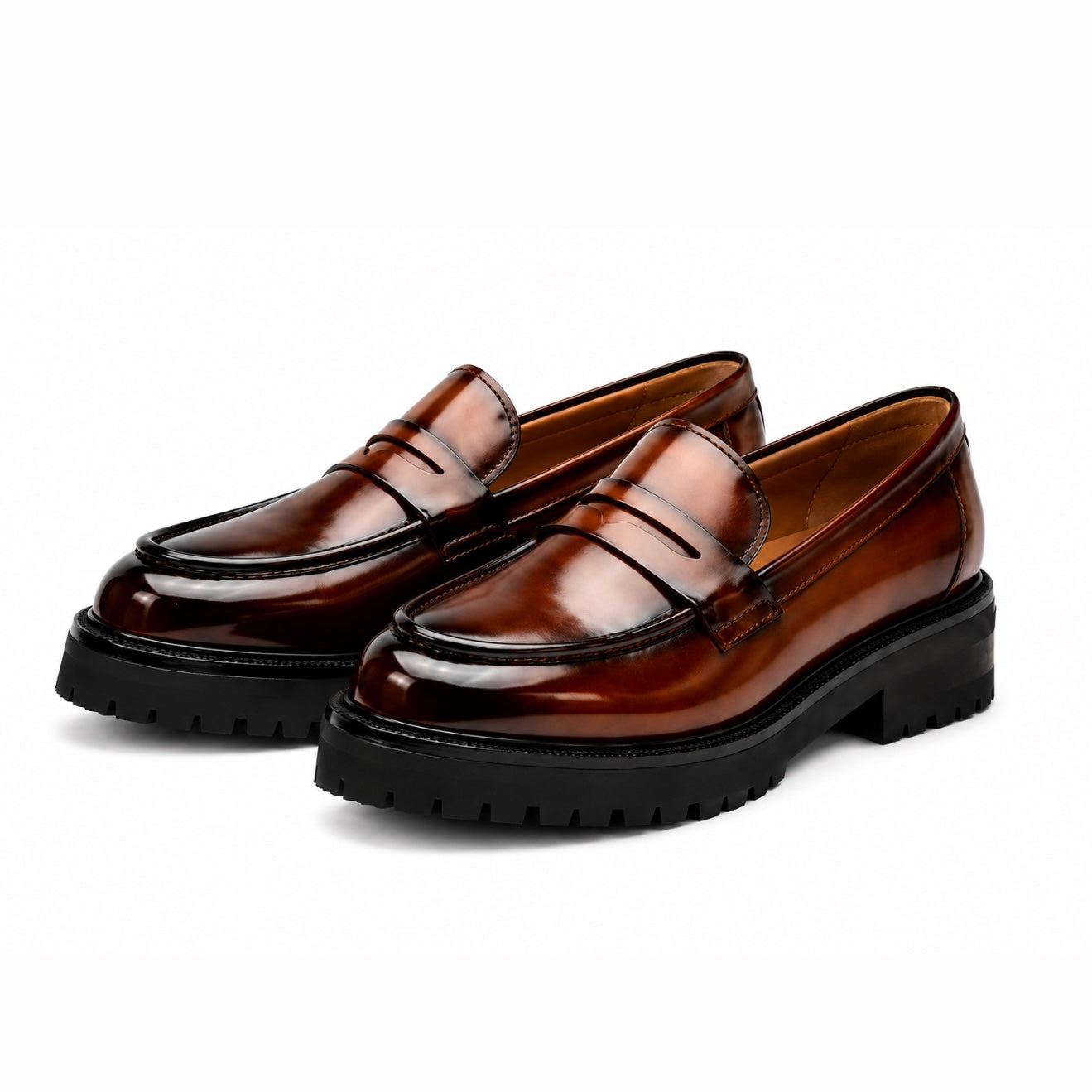 Rogue Brown Chunky Loafers