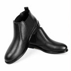 Men's Black Chelsea Boots – Classic Leather Slip-On Ankle Boots