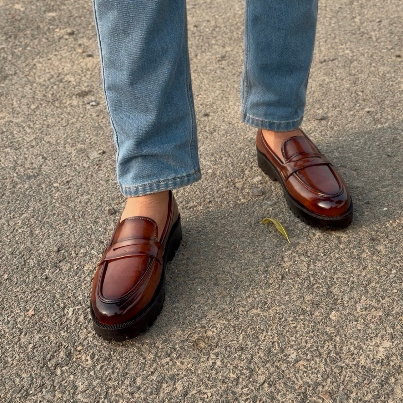 Rogue Brown Chunky Loafers