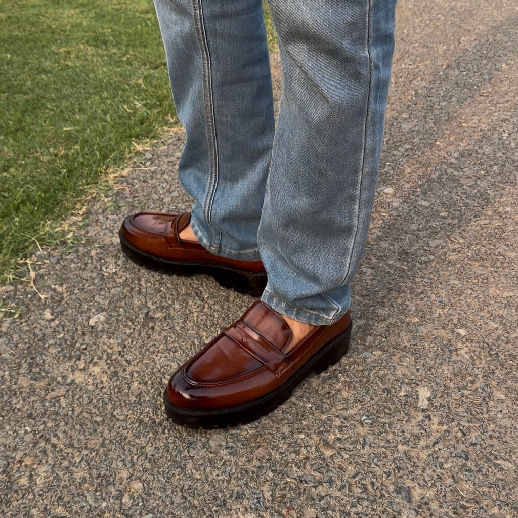 Rogue Brown Chunky Loafers