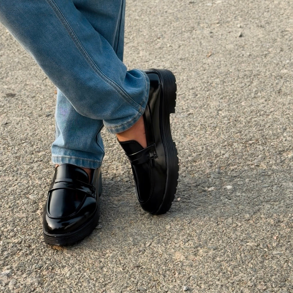 Rogue black Chunky Loafers