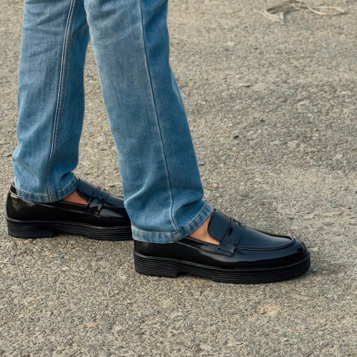 Rogue black Chunky Loafers